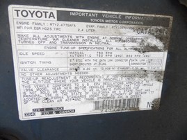 1994 TOYOTA TRUCK DLX NAVY BLUE STD CAB 2.4L MT 2WD Z18353